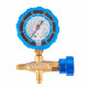 HS-466 NAL Single Manifold Gauge - Low Pressure Gauge | R134, R22, R410, R404