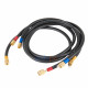HVACR Refrigerant Charging Hose 5/16" LX-Hose R410A Black 120cm Set of 3 - 800-4000 PSI Rated