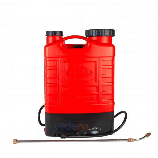 İLPOSAN POWER 16L Battery-Powered AC Cleaning Pump 16 L – Rechargeable Backpack Type, 12 m Spray Range, 8 Hours Run Time, with Tank Filter