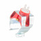 ITS Surface-Type Slim Socket Combi Boiler Temperature NTC Sensor 3/4'' Red - Demirdöküm, Baxi, Baymak, Italtherm Compatible