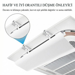 Kaset Tipi Klima Hava Yönlendirici Aparat - Tek Kanat (58 cm)