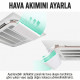 Kaset Tipi Klima Hava Yönlendirici Aparat - Tek Kanat (58 cm)