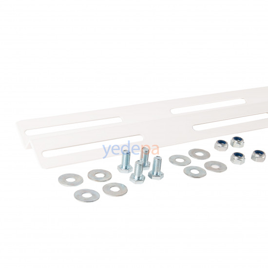 Air Conditioner Outdoor Unit Mounting Slide Adapter – Sliding Rail, Bolts and Nuts Included, Universal Fit