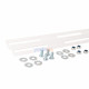 Air Conditioner Outdoor Unit Mounting Slide Adapter – Sliding Rail, Bolts and Nuts Included, Universal Fit