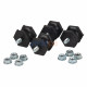 Air Conditioner Bracket Anti-Vibration Rubber Pad 35x30x2 (Pack of 4)
