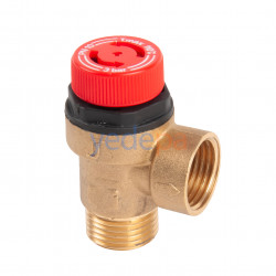 Combi Boiler Safety Relief Valve 3 Bar Male 1/2
