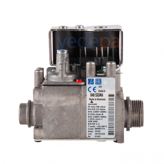 SIT 0848174 Combi Boiler Gas Valve – Gas Control Valve for Ariston Cares Premium 24 (SIT 848 SIGMA)