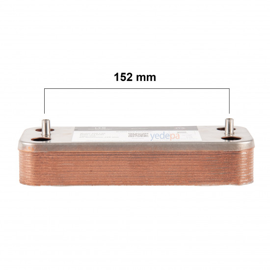 Combi Boiler Plate Heat Exchanger 152 mm 14 Plates – Immergas Compatible