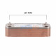 Combi Boiler Plate Heat Exchanger - 154 mm, 16 Plates, ECA, Bosch, Viessmann and Alarko Serena Compatible