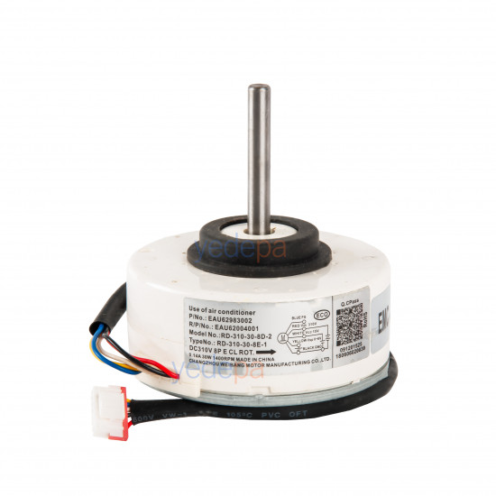 LG EAU62983002 / EAU62004001 Uyumlu Klima İç Ünite DC Fan Motoru (RD-310-30-8D-2)