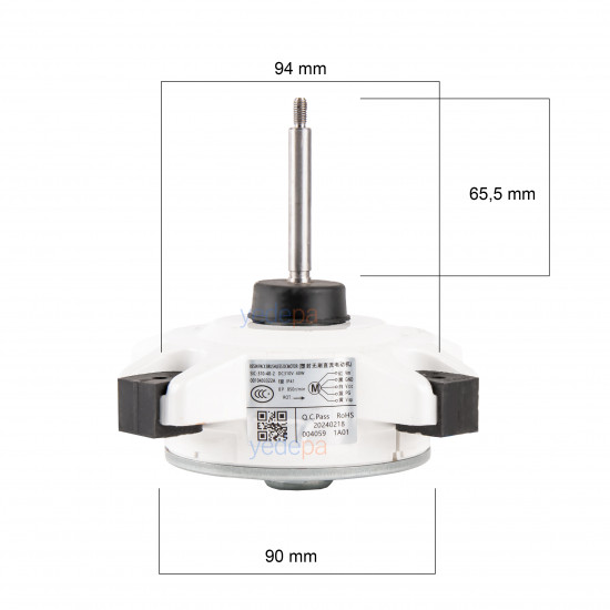 Midea Airfel Daikin İnverter Klima Dış Ünite BLDC Fan Motoru DC 310V 40W (SIC-310-40-2 - 0010403322A)