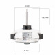 Midea Airfel Daikin İnverter Klima Dış Ünite BLDC Fan Motoru DC 310V 40W (SIC-310-40-2 - 0010403322A)