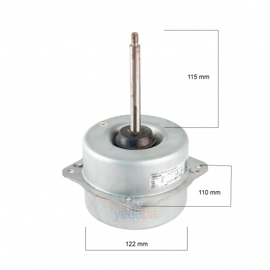YDK80-6H AC Outdoor Unit Fan Motor 80W - Compatible with Midea, Airfel, Vestel