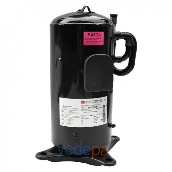 Mitsubishi BN65YFAMT სპირალური კომპრესორი – 6 HP, R410A, 60.000 BTU, 380V/420V, მაღალეფექტური HBP ტიპის