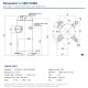 Panasonic C-SB373H8A Scroll Kompresör – 5 HP / 49.500 BTU, R22