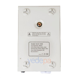 Powermaster SLIM-1000 Automatic Voltage Regulator – 1000W, Single Phase, White Metal Case