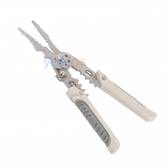 Professional Multi-Function Cable Stripping and Cutting Pliers - High-Carbon Steel, Insulated Handle, Precision Adjustment Mechanism