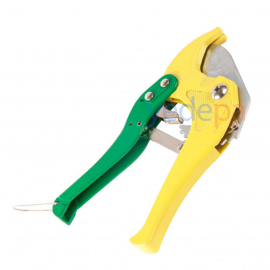 PVC Pipe Cutter - 42mm with Ratchet Mechanism, High-Carbon Steel Blade