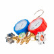 R410 / R22 / R134a / R404A Gaz Uyumlu Yandan Vanalı Klima Manifoldu Seti (90 cm Hortumlu)