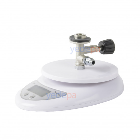 R600a - R134a - R290 Can Charging Unit with Scale