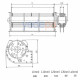 Radial Fan Motor 30CM (Cross Flow Fan) 60x300R