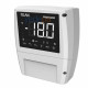Rean RCR305-230 Dual Sensor Panel-Mount Cold Room Digital Thermostat (NTC Sensor Included)