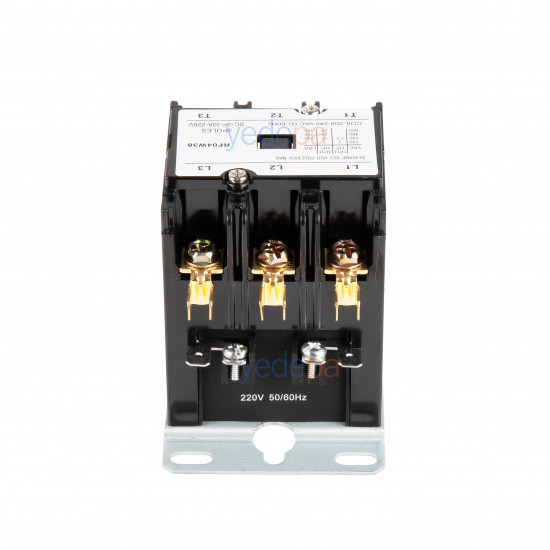 RF04W38 3-პოლუსიანი 30A 220V კონდიციონერის პუსკატელი (Definite Purpose Contactor)