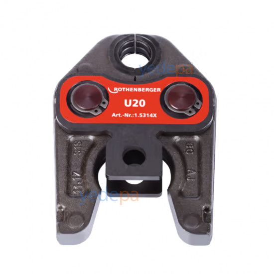 Rothenberger 015314X სტანდარტული პრესის ნასადკა U ტიპი 20 მმ
