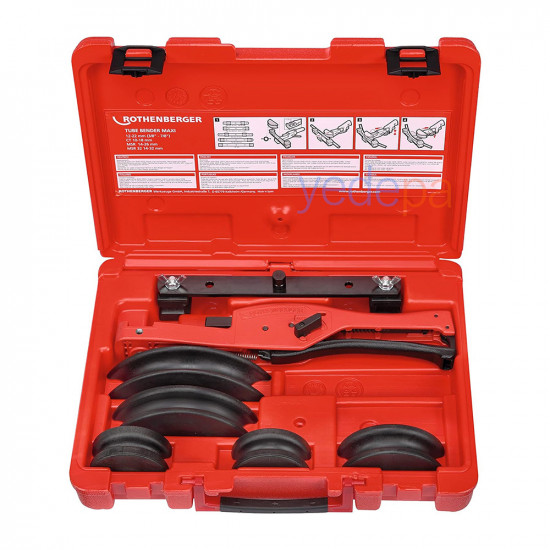 Rothenberger 023022X Tube Bender Maxi Tube Bending Set 3/8-1/2-5/8-3/4-7/8"