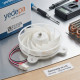 Samsung ve LG Uyumlu Buzdolabı Fan Motoru (DA31-00287B / ZWF-30-3) - DC 12V 2.5W 1870RPM
