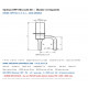 Sanhua DPF(TS1)1.8C-66 ელექტრონული ტრვ (EEV) – Kv 0,10 · 500 ბიჯი · Ø6,35 mm მოხრილი მიერთება