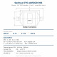 Sanhua DTG-A05020-901 ფილტრ-ოსუშიტელი (ფილტრ-საშრობი) – 1/4" ODF ჩასარჩილი, 5 inch³, 48,3 ბარი