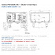 Sanhua PSV16AML-S51 Dual Pressure Switch – LP −0.5~7 Bar Automatic / HP 8~42 Bar MANUAL Reset, 7/16" Flare