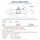Sanhua SBV02-019T Ball Valve without Service Port – 1/4" ODF Solder, Kv 1.9, 49 bar
