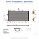 Sanhua SD-17 (SH043) მიკროარხიანი თბომცვლელი (კონდენსატორი) | 1324 × 622,6 მმ | 4,7-32,3 kW (R410A) | 45 ბარი