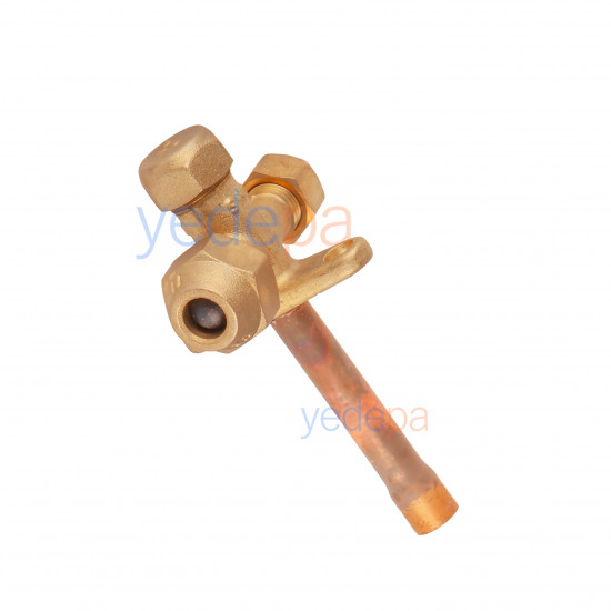 Sanhua SSV-14007 3/8 სერვისის ვენტილი R22 სერვისის პორტი 5/16