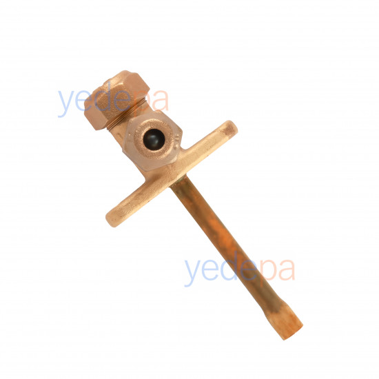 Sanhua SSV-14016 1/4 AC Service Valve R410A Service Port 5/16