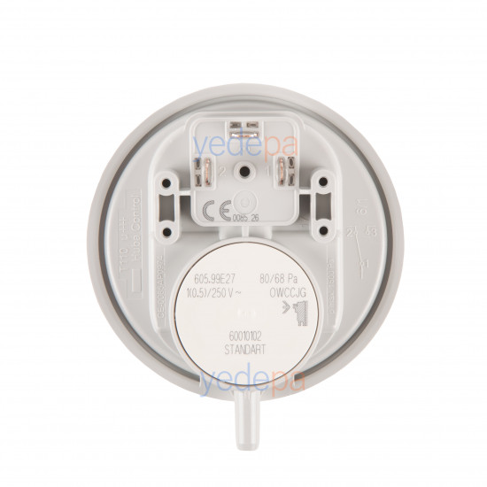 Vaillant turboTEC, Saunier Duval, Protherm Combi Boiler Air Pressure Switch 80/68 Pa – Huba 605.99E27, 0020041905