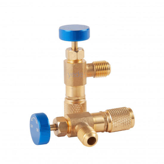 SC-1222 R22 ve R134a Gaz Şarj Kontrol Vanası İkili Set (1/4" - 1/4")
