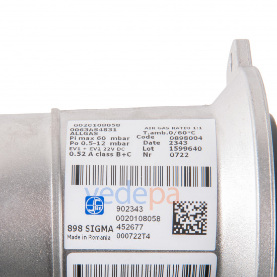 SIT 898004 Combi Boiler Gas Valve - Vaillant Ecotec Pro 28 Compatible