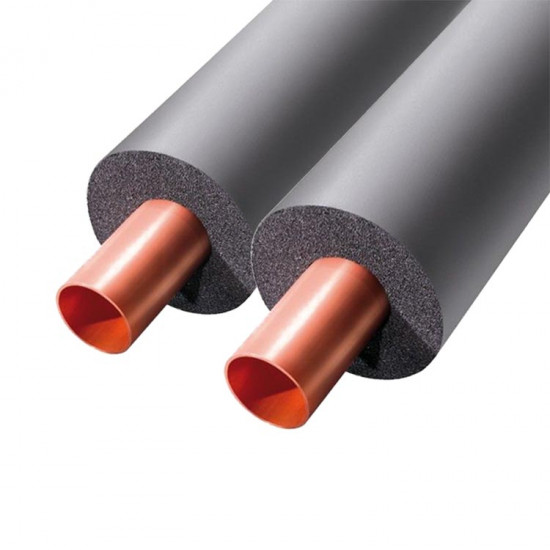 1/4" and 5/8" Double Insulated Copper Tube - Ecutherm2™ | 9mm Black PEX Insulation | Class B