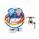SVP115 Mini Vacuum Pump, HVAC Charging Set – Complete Set with Manifold, Flaring, Tube Cutting, Expanding, Hoses and Deburring