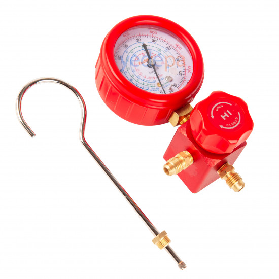 Techsun MFS200 High Pressure Gauge – R32, R134a, R404a, R410a Compatible, 70 mm Diameter