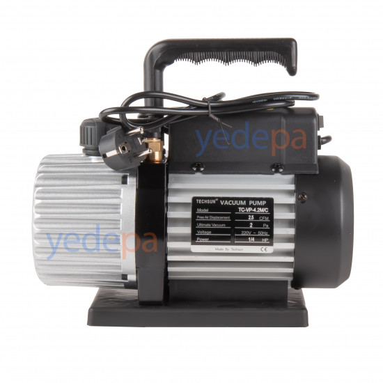 Techsun TC-VP-4.2M/C Tek Kademe Vakum Pompası - 2.5 CFM / 4.2 m³/h
