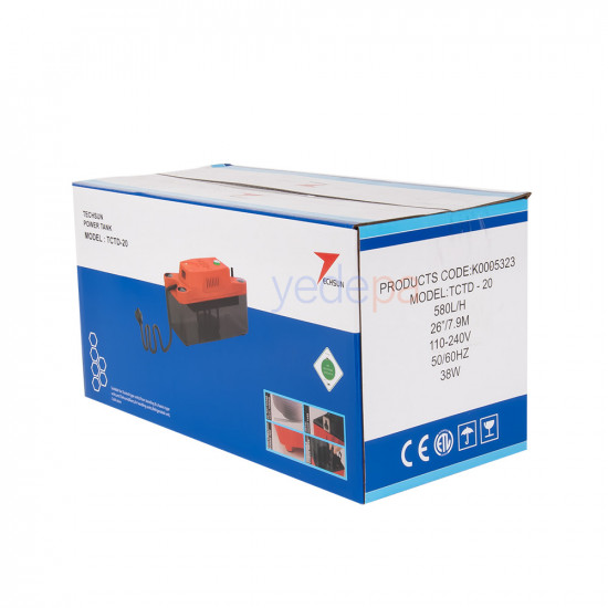 Techsun Tctd-20 კოლონური კონდიციონერის დრენაჟის პომპა