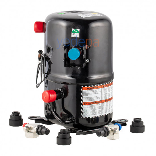 Tecumseh FH 4518 Y - XC 1.5 Hp სამაცივრო კომპრესორი R-404A (ვენტილებით)
