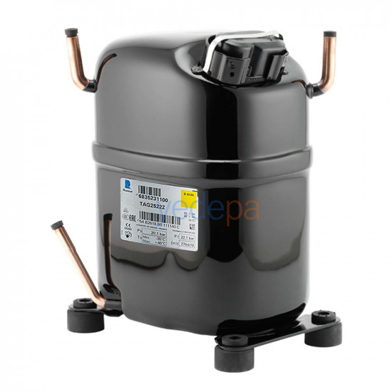Tecumseh AG 2522 P-TZ (Old Code: TAG 2522 Z) 7 Hp R-404A Refrigeration Compressor (Brazed)