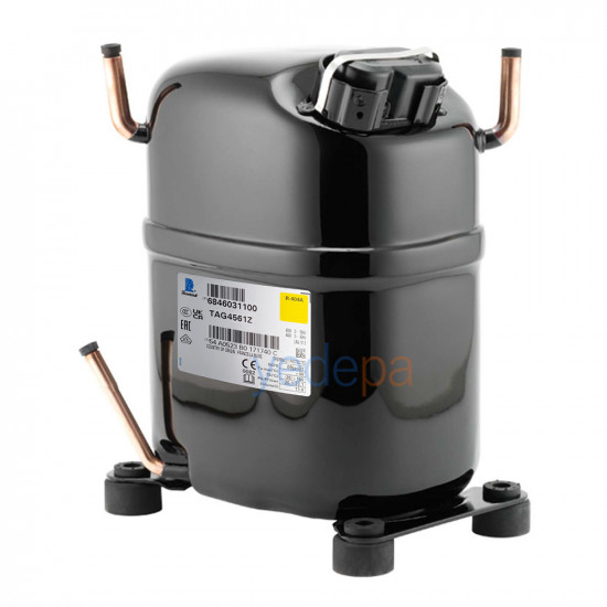 Tecumseh TAG 4561 Z 5 Hp Refrigeration Compressor R-404A (Brazed)