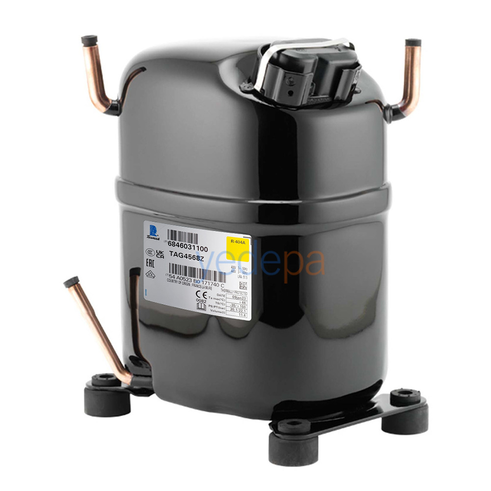 Tecumseh TAG 4568 Z 6 Hp Soğutma Kompresörü R-404A | Yedepa