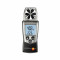 Testo 410-2 ფრთიანი ანემომეტრი და ტენიანობის საზომი – 0,4…20 მ/წმ ჰაერის სიჩქარე, ტემპერატურა, 0…100 %RH ტენიანობა, ნამის წერტილი, ჯიბის ტიპის (0560 4102)